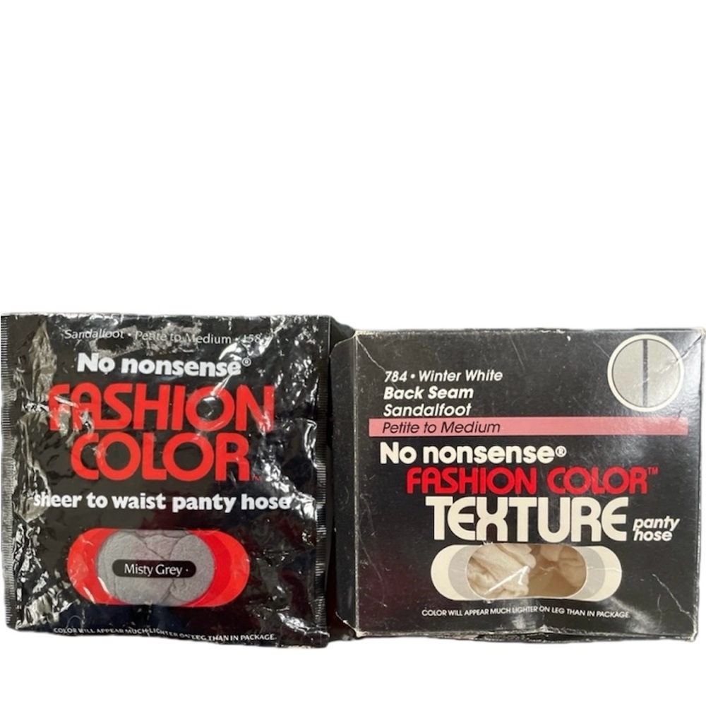 Women's No Nonsense Nylons Pantyhose Stockings lot of 2. NWT